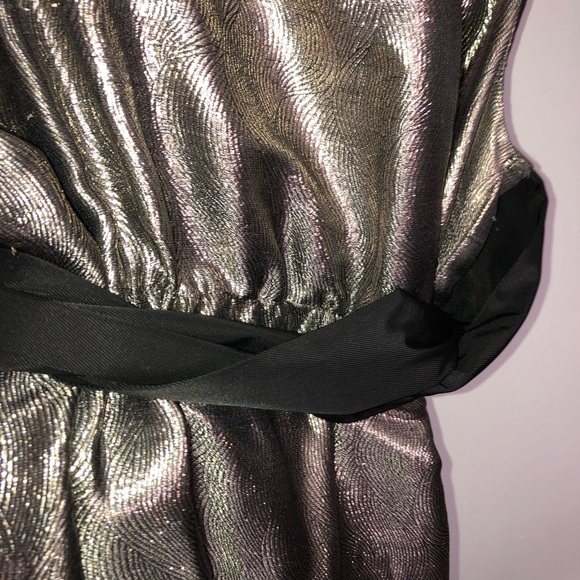 DKNY Designer Metallic Cocktail Dress - Picture 2 of 8